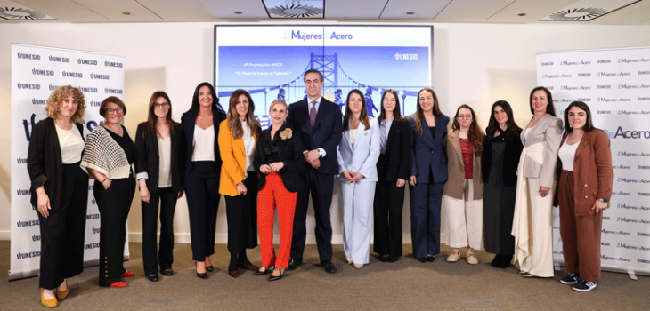 El empleo femenino en la siderurgia se duplica en una década y las mujeres ya representan cerca del 40% de los perfiles técnicos