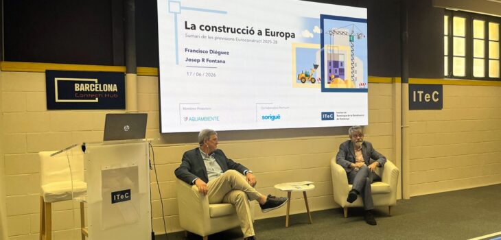 ITeC advierte que España entrará en una fase de desaceleración de la construcción, pese a estar entre los países europeos donde más crece