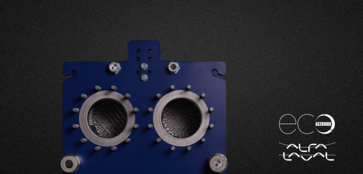 Alfa Laval integrará la gama EcoACX® de Acerinox —producida con un 90% de material reciclado— en sus intercambiadores de calor de placas con juntas