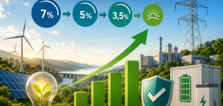 La eliminación gradual del IVPEE refuerza la competitividad del sector de la energía eléctrica