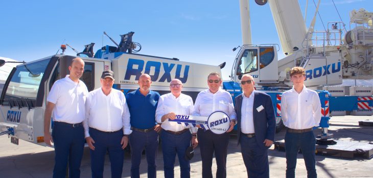 Grúas Roxu incorpora la grúa Liebherr LTM 1400-6.1 para reforzar su capacidad operativa en grandes proyectos