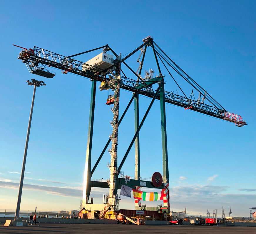 Grua Euro Carga Islas Bari
